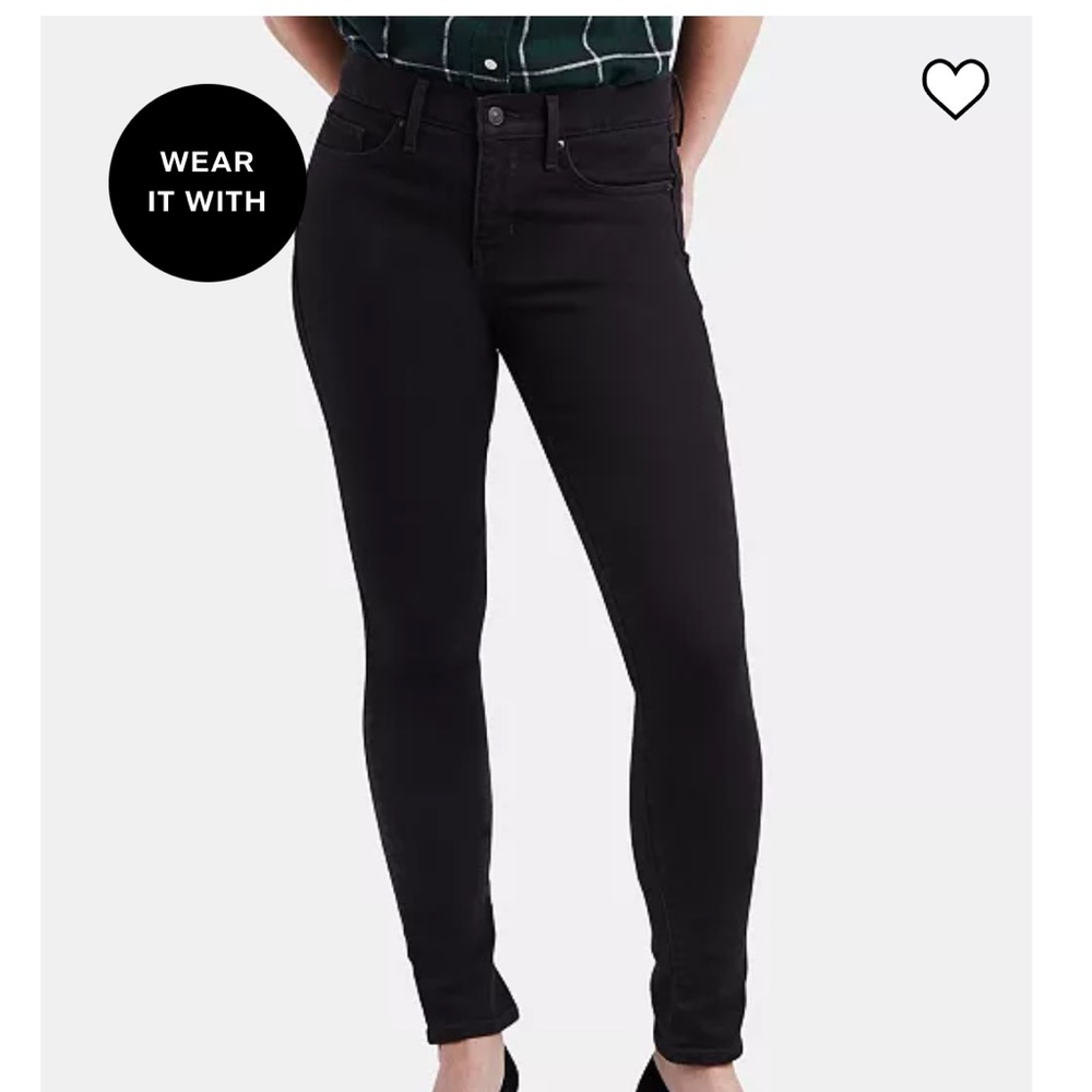 skinny jeans from Levi's tummy-slimming technology to smooth and enhance shape